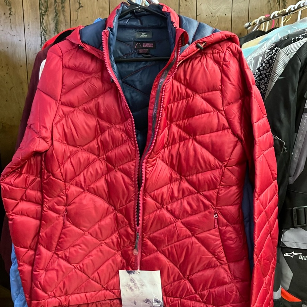 New down ski jacket